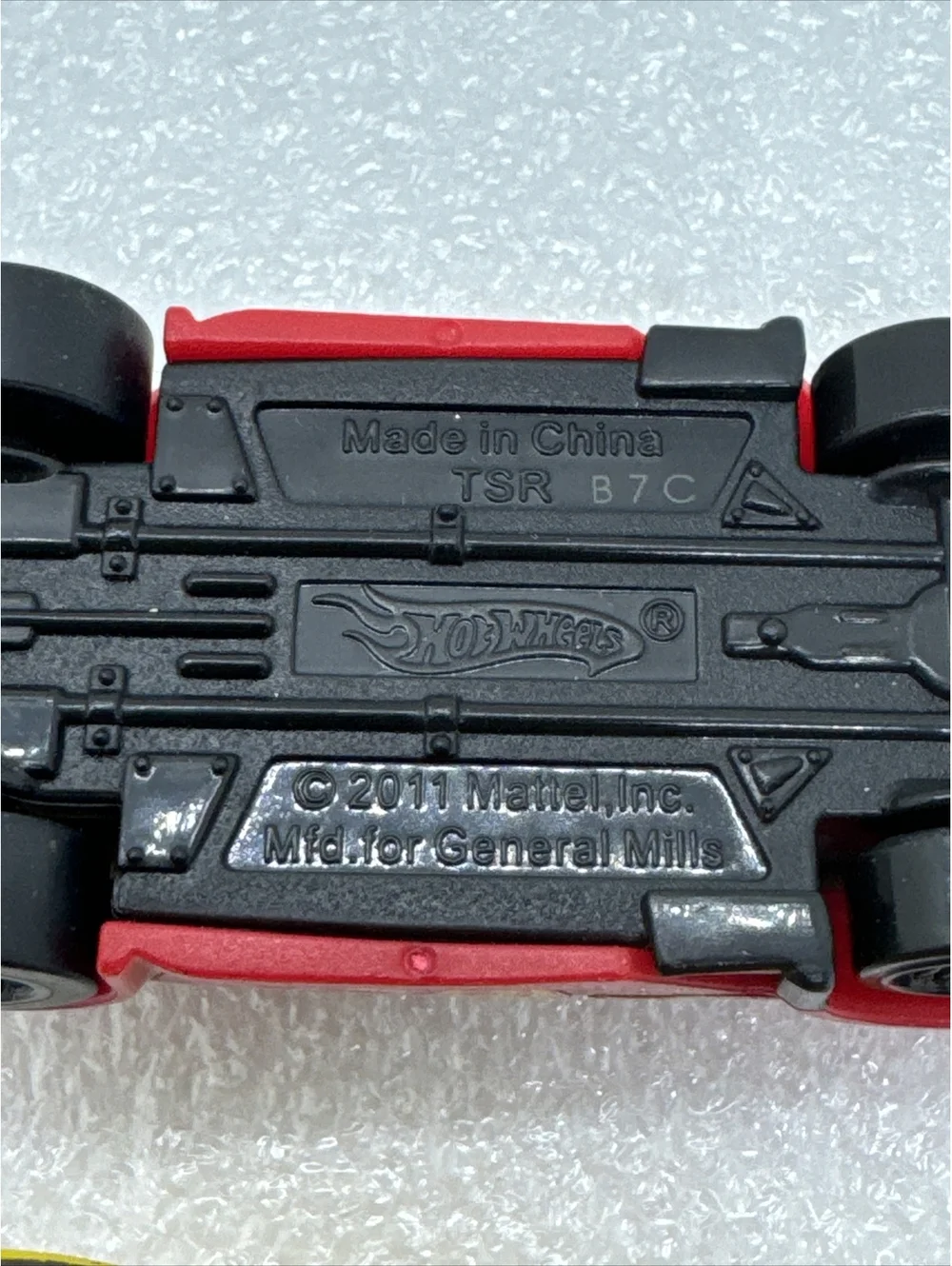 Lot Of 3 MATTEL HOT WHEELS Pull Back Race Cars GENERAL MILLS Cereal Toy 2011